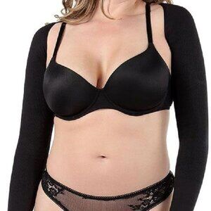 MeMoi SlimMe Long Sleeve Arm Shapewear, Slimming Sleeves, Tightens Large